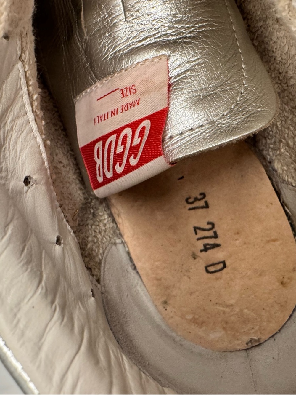 ♥️ Golden Goose Midstar Mid Star Sneakers - Silver and White Trim 37 / 7 - Picture 5 of 6
